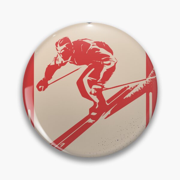 Item preview, Mount Saint Louis Ontario, Canada Vintage Alpine Ski Poster designed and sold by Vintage-TM.
