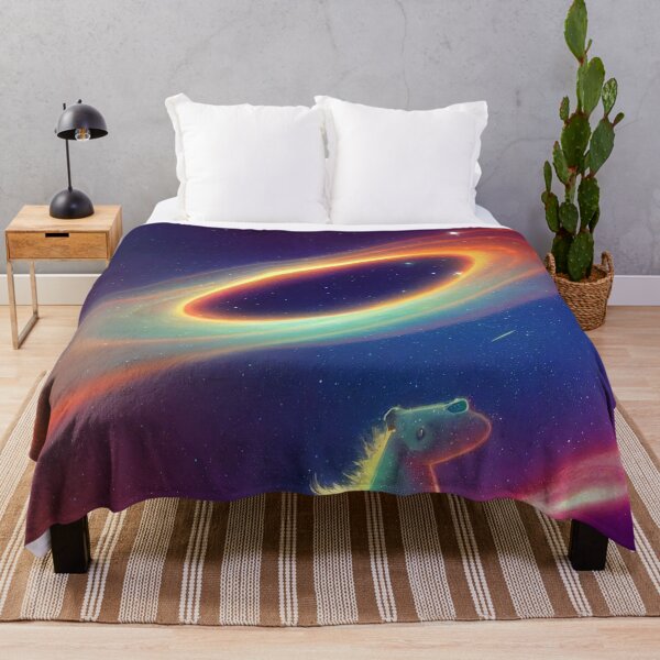 Item preview, Horse in colorful space designed and sold by ComicsFactory.