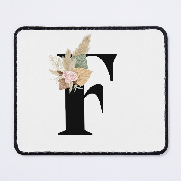 Item preview, letter f floral designed and sold by LU NA.