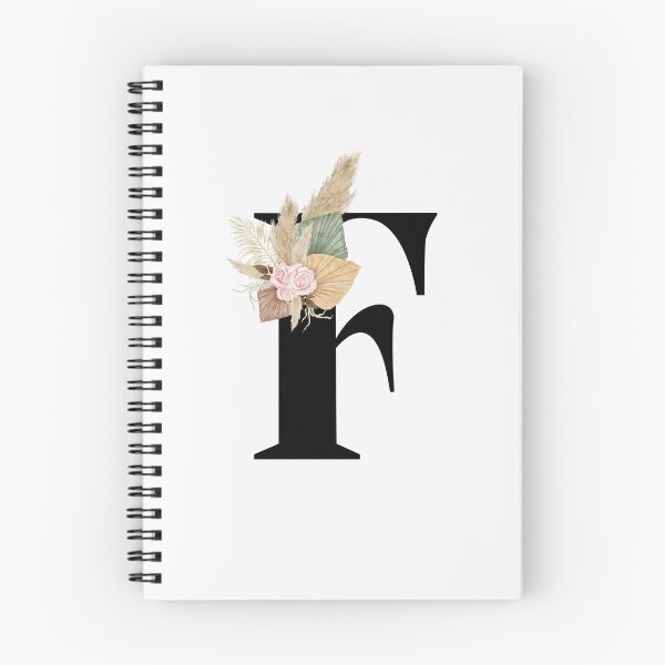 Item preview, letter f floral designed and sold by LU NA.