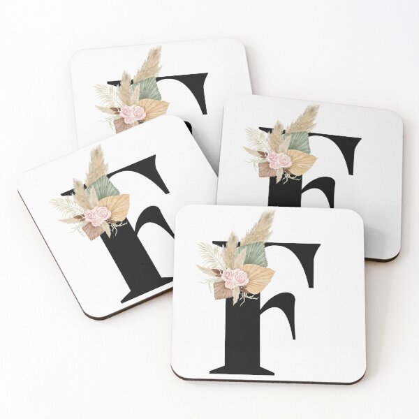 Item preview, letter f floral designed and sold by LU NA.
