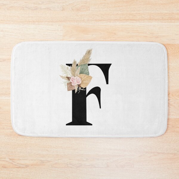 Item preview, letter f floral designed and sold by LU NA.