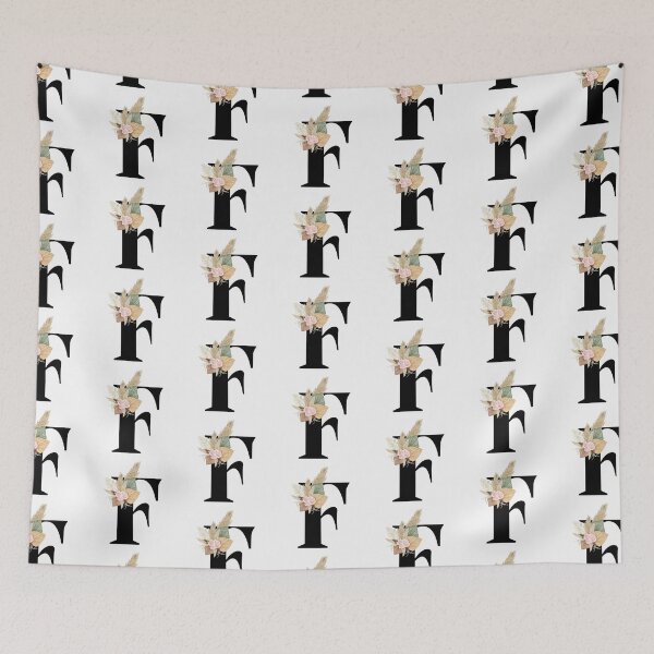 Item preview, letter f floral designed and sold by LU NA.