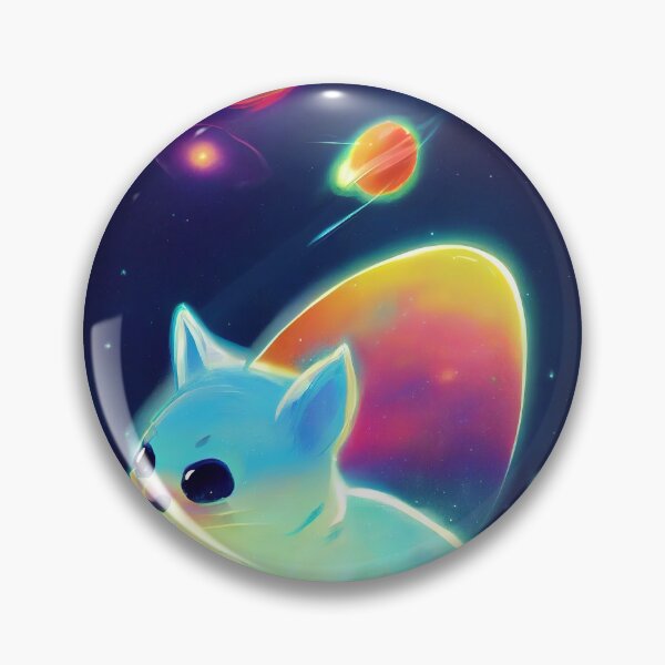 Item preview, Cat in space with planets designed and sold by ComicsFactory.