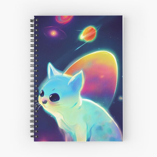 Item preview, Cat in space with planets designed and sold by ComicsFactory.