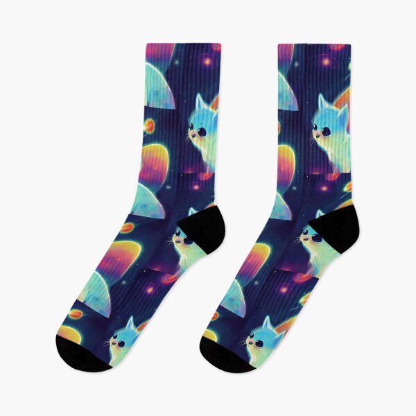 Item preview, Cat in space with planets designed and sold by ComicsFactory.