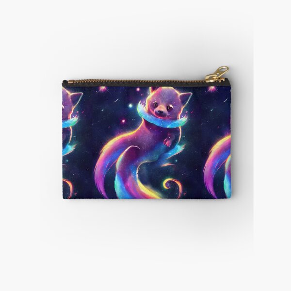 Item preview, Purple Cat in colorful space designed and sold by ComicsFactory.