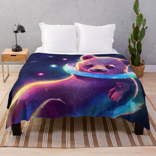 Artikelvorschau, Purple Cat in colorful space entworfen und verkauft von ComicsFactory.