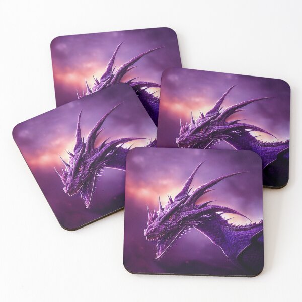 Item preview, hyper realistic purple dragon designed and sold by mayza-shop.