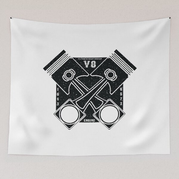 Item preview, 18436572 - V8 Distressed Black designed and sold by Whimsical  Thinker.