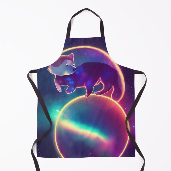 Item preview, Purple Bear in colorful space designed and sold by ComicsFactory.