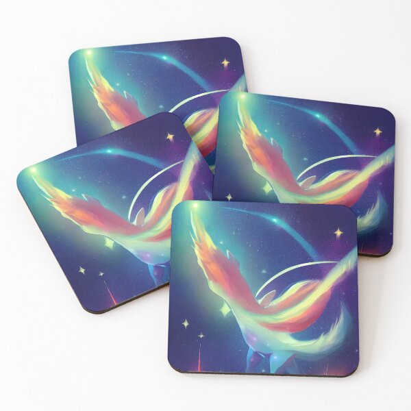 Item preview, Unicorn in colorful space designed and sold by ComicsFactory.