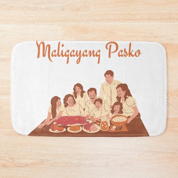 Item preview, Filipino Christmas Party in Classic Vintage Look designed and sold by ecdato.