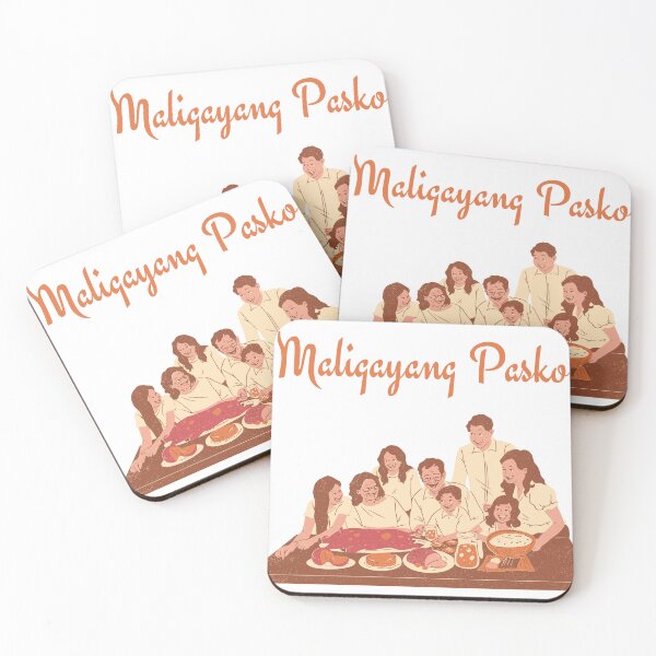 Item preview, Filipino Christmas Party in Classic Vintage Look designed and sold by ecdato.