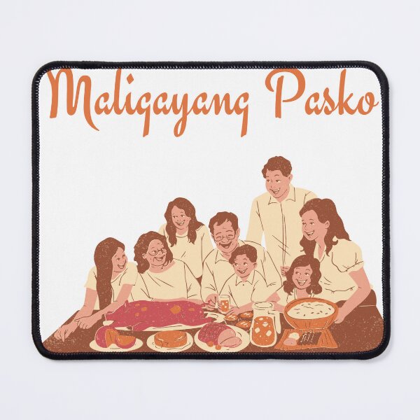 Item preview, Filipino Christmas Party in Classic Vintage Look designed and sold by ecdato.