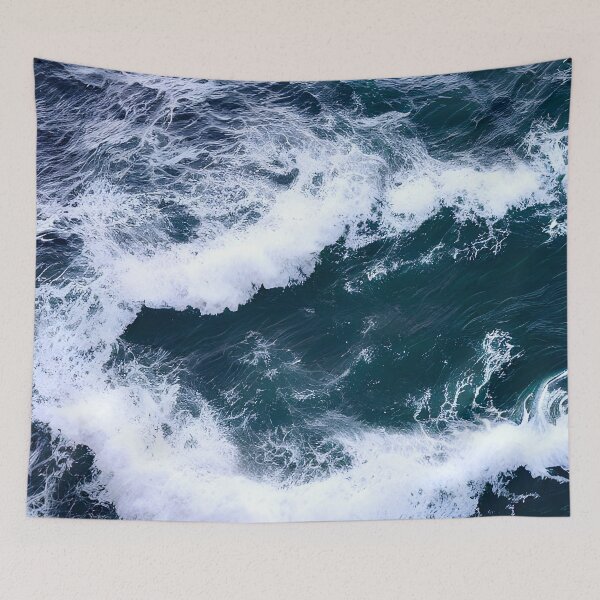 Item preview, blue ocean waves #2 designed and sold by supeart.