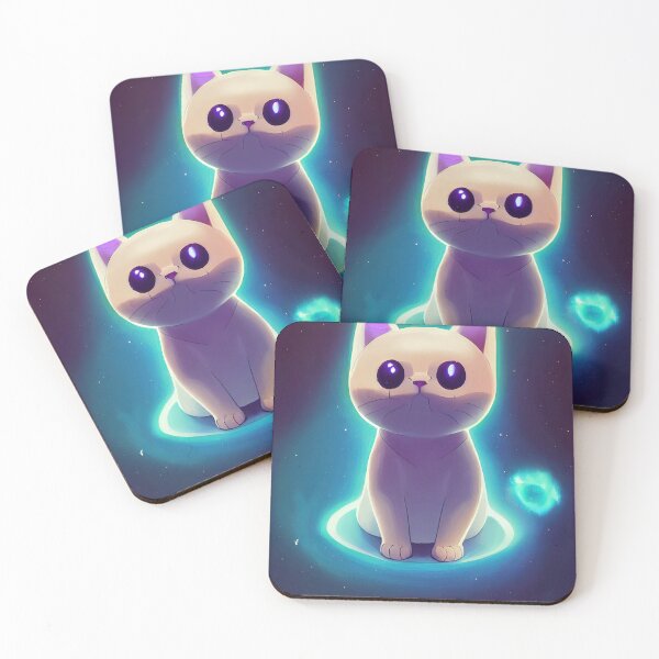 Item preview, Cat in coloful space cute designed and sold by ComicsFactory.