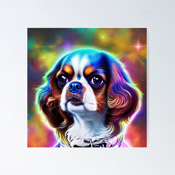 Item preview, Cadet #90 - Cavalier King Charles Spaniel designed and sold by Galactic Fur Baby Federation.
