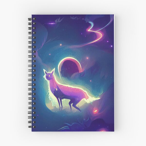 Item preview, Glowing purple raptor in space designed and sold by ComicsFactory.