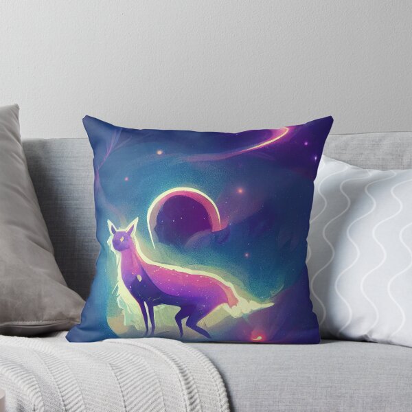 Aperçu de l'œuvre Glowing purple raptor in space créée et vendue par ComicsFactory.