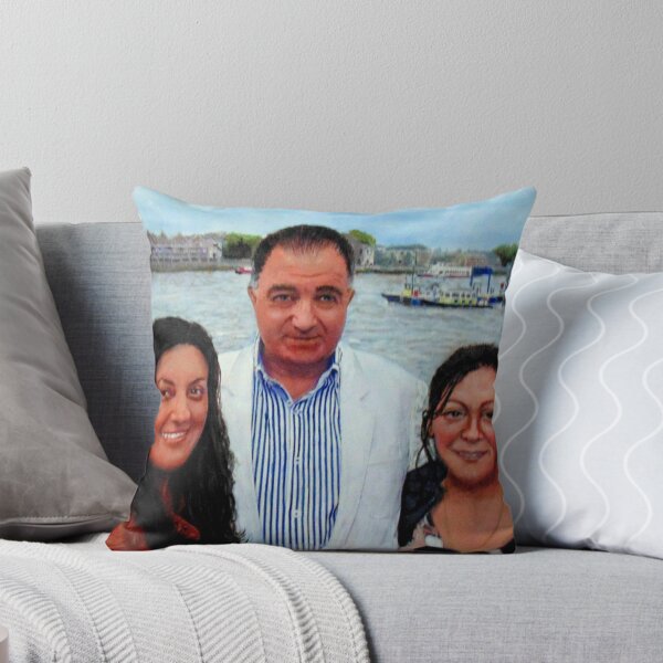Item preview, THE ARTIST WITH HIS TWO DAUGHTERS IN WAPPING LONDON designed and sold by Mackenzie Moulton International Artist .