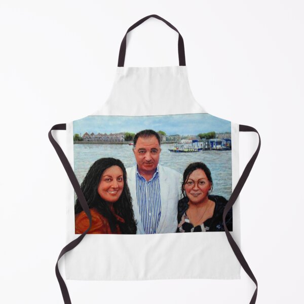 Item preview, THE ARTIST WITH HIS TWO DAUGHTERS IN WAPPING LONDON designed and sold by Mackenzie Moulton International Artist .