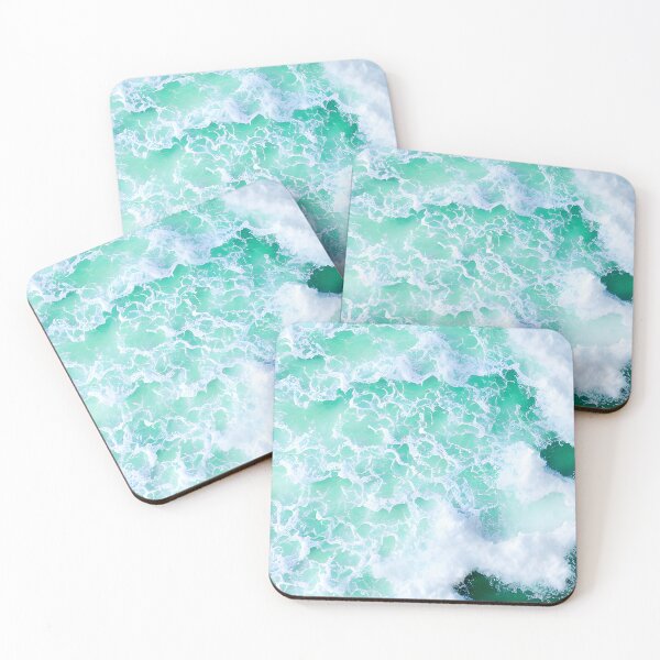 Item preview, blue ocean waves #4 designed and sold by supeart.