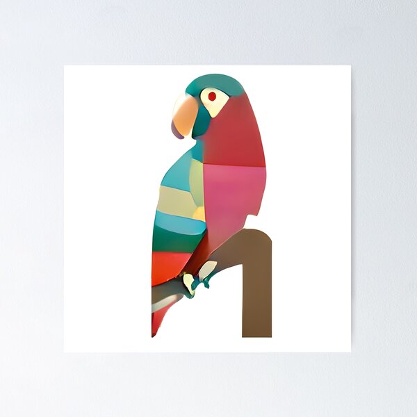 Animals collection - parrotesque Poster
