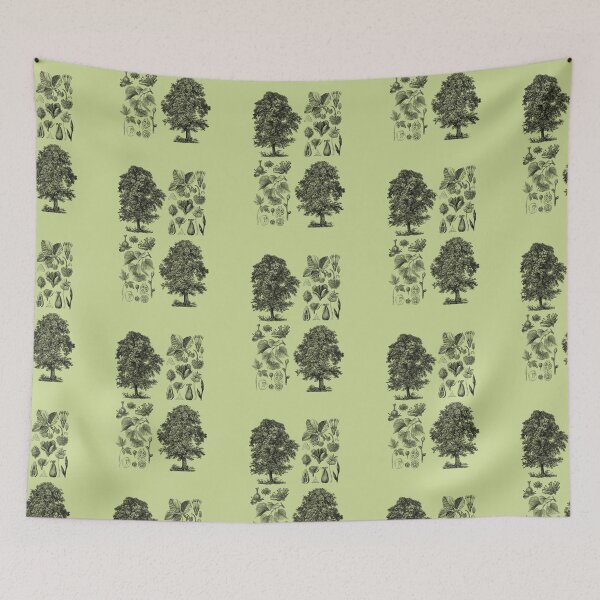 Item preview, tree chart (green) designed and sold by Madame Memento.