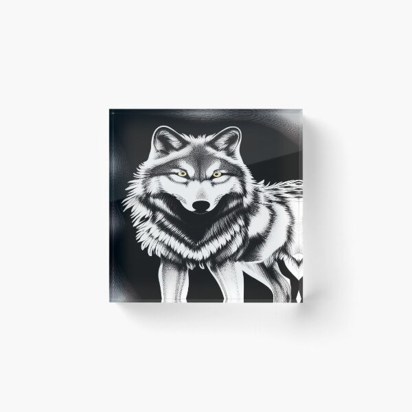 Aperçu de l'œuvre Loup solitaire créée et vendue par TheJungleWorld.