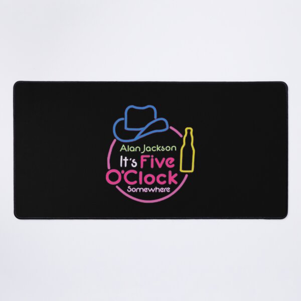 Item preview, Alan Jackson Its Five oclock Somwhere Neon  designed and sold by HankAndScoo.