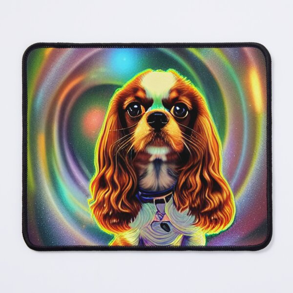 Item preview, Cadet #92 - Cosmic Cavalier King Charles Spaniel, Gift for Dog Lovers designed and sold by Galactic Fur Baby Federation.