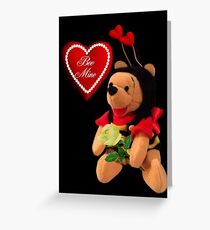 BEE MINE VALENTINES CARD AND PICTURE Greeting Card