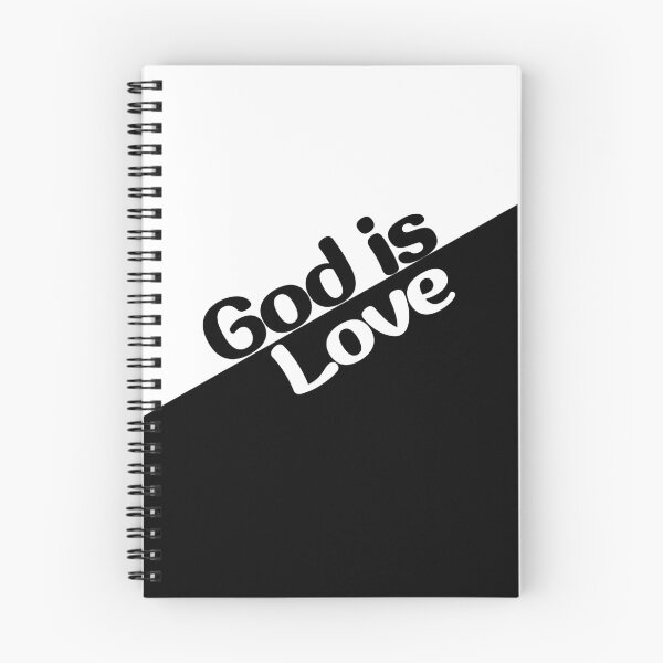 Item preview, God is Love Black and White  designed and sold by bible-prints.