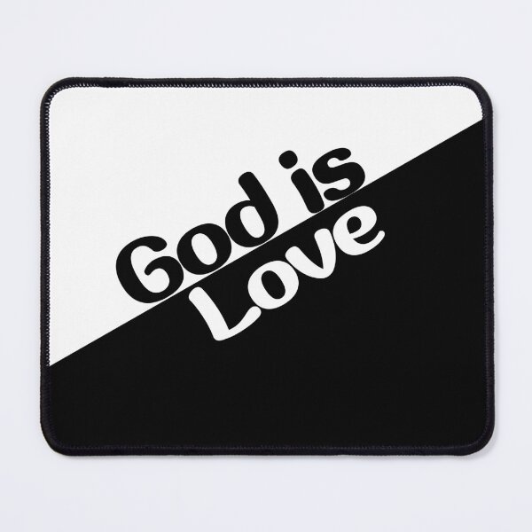 Item preview, God is Love Black and White  designed and sold by bible-prints.