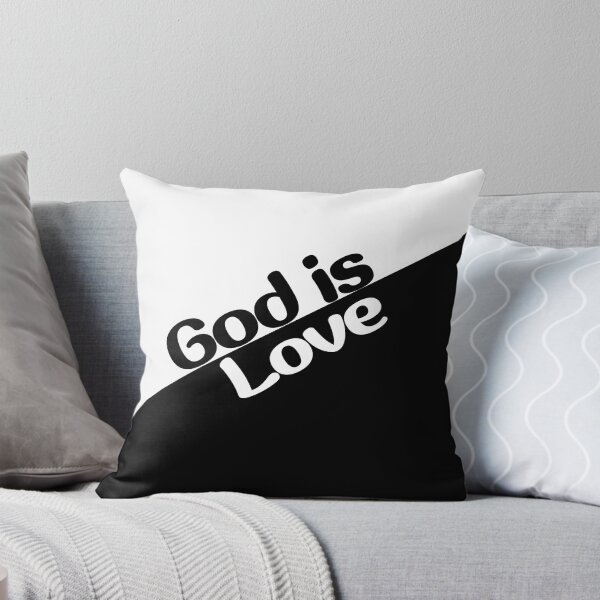 Item preview, God is Love Black and White  designed and sold by bible-prints.