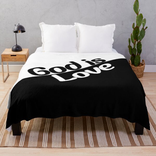 Item preview, God is Love Black and White designed and sold by bible-prints.