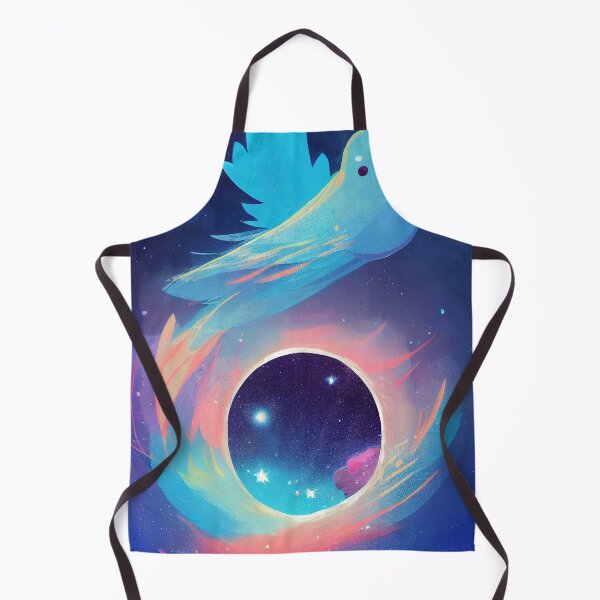 Item preview, blue bird space art designed and sold by ComicsFactory.