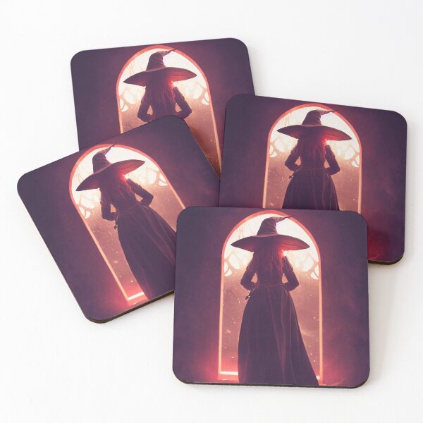 Item preview, Silhouette of a Magic Witch for Halloween designed and sold by Hype2Art.