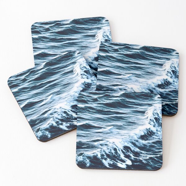 Item preview, blue ocean waves #8 designed and sold by supeart.