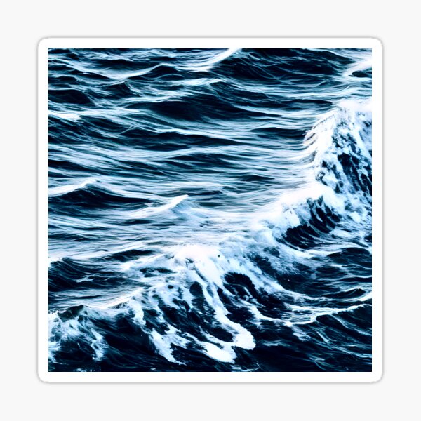 Item preview, blue ocean waves #8 designed and sold by supeart.