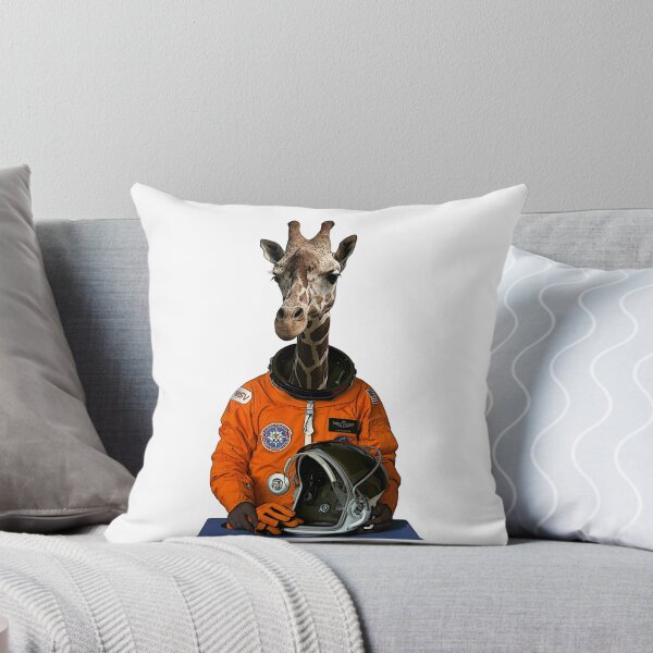 Item preview, Giraffe astronaut (white) designed and sold by Madame Memento.