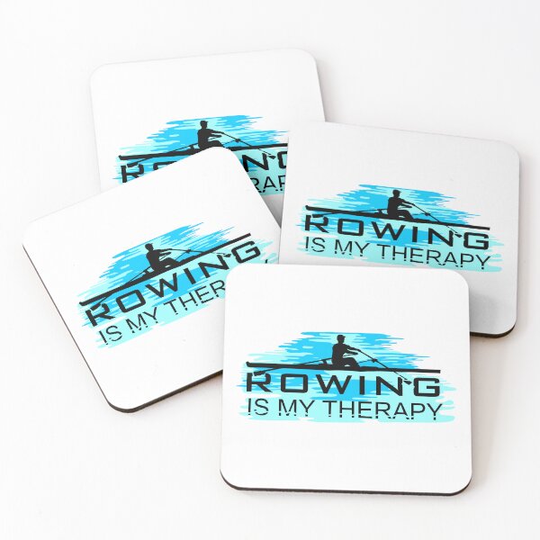 Item preview, Rowing is my therapy - Rowing, crew, single scull designed and sold by claudiasartwork.