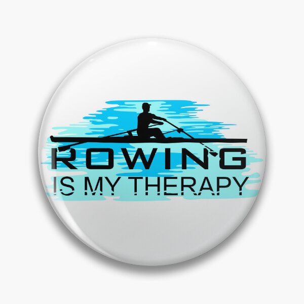 Item preview, Rowing is my therapy - Rowing, crew, single scull designed and sold by claudiasartwork.