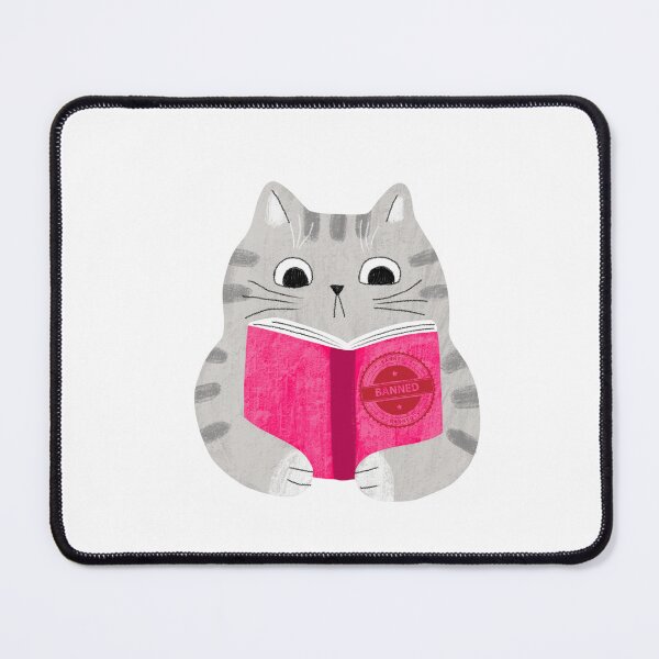 Item preview, Cat I Read Banned Books Funny Bookworms Reading Book Classic designed and sold by achary.