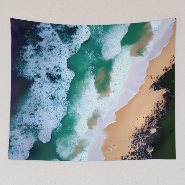 Item preview, blue ocean waves #9 designed and sold by supeart.