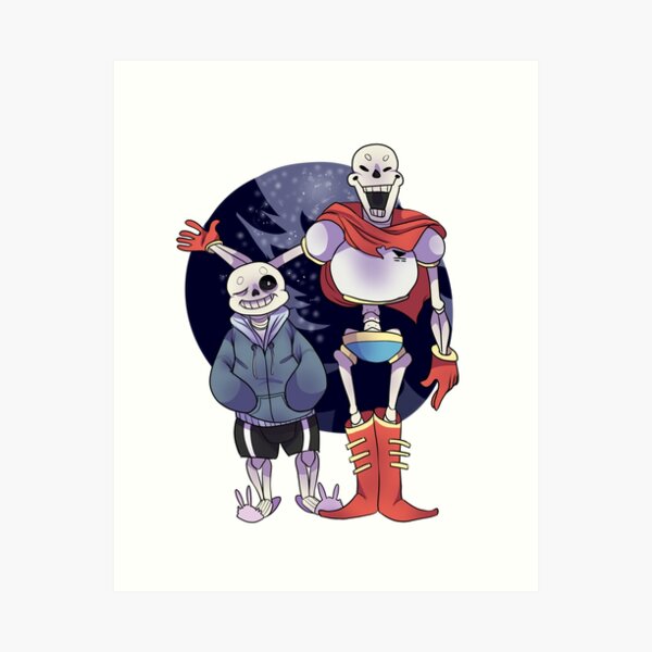 Minimalist undertale characters Art Print by CATA THE CREATOR