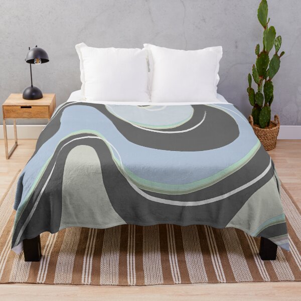Item preview, Baby Blue and Grey Swirl designed and sold by Sharon Schwalbe.