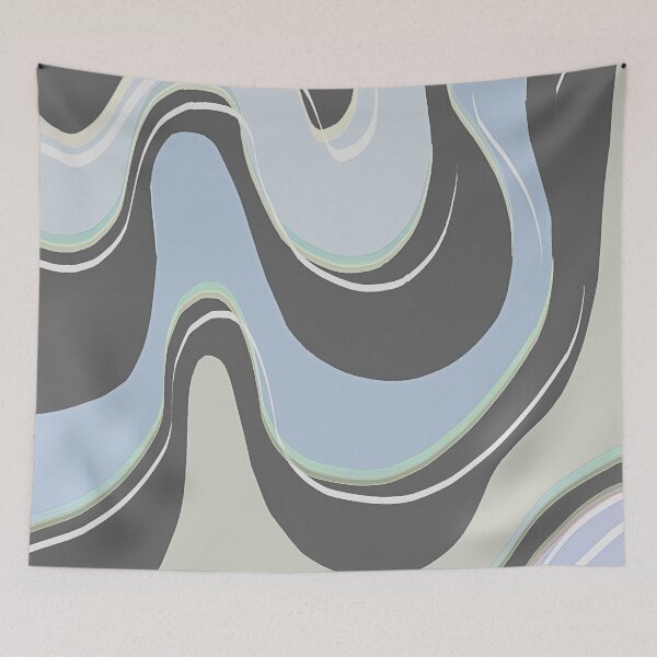 Item preview, Baby Blue and Grey Swirl designed and sold by Sharon Schwalbe.