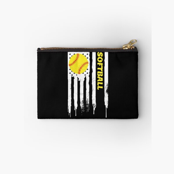 Item preview, Softball US Flag Vintage designed and sold by backham-design.